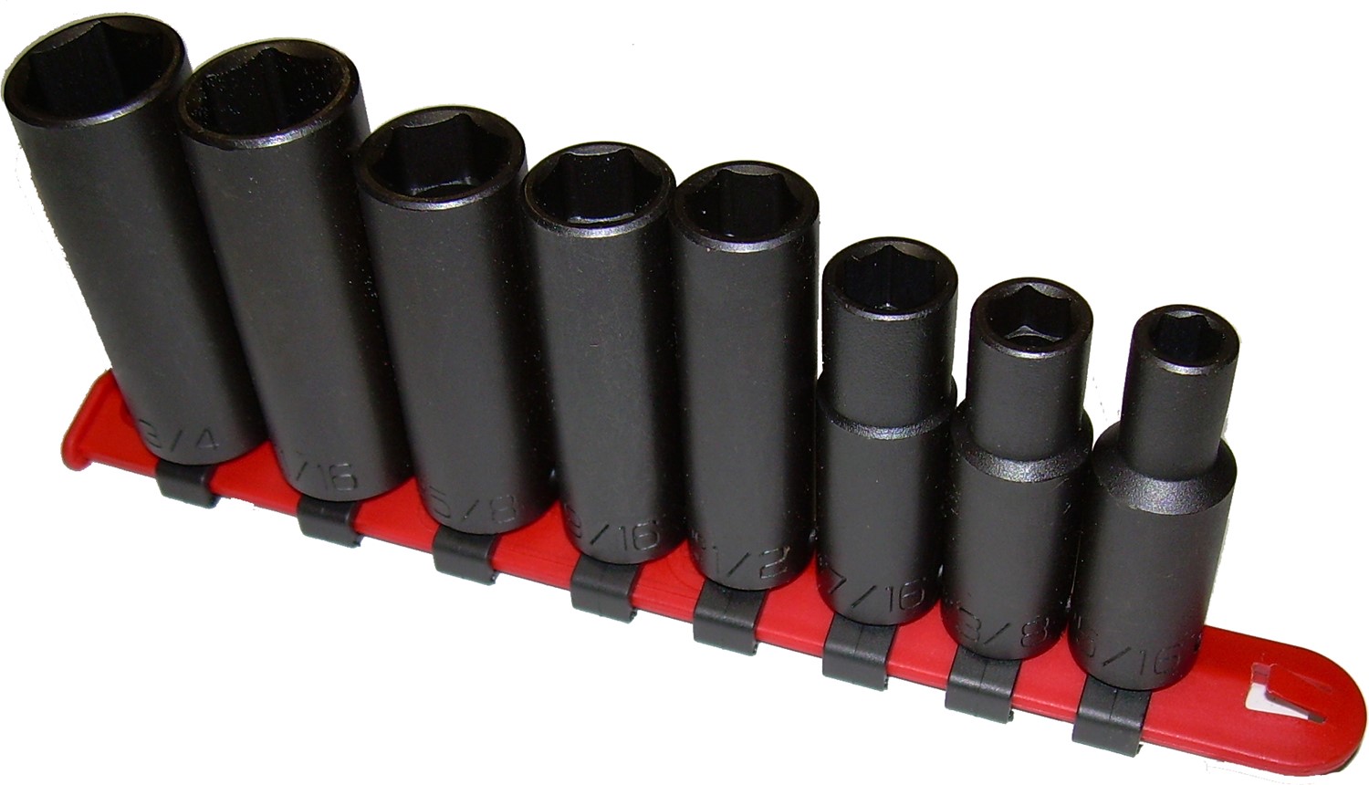 8 Piece, 3/8" Drive, Fractional Deep Impact Socket Set 1987